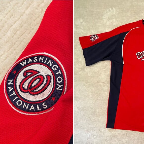 Washington Nationals Mens XL Mesh Official Baseball Jersey Shirt - Picture 8 of 9